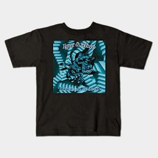 Igor & More Tarantula Liminal Spaces Blue Kids T-Shirt